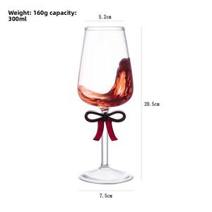 Verre à vin moderne soufflé à la main, gobelet à vin, verre transparent, petite <span class=keywords><strong>verrerie</strong></span>, capacité de 201 à 300 ml, durable pour le vin rouge et pour les fêtes - Product Image 6