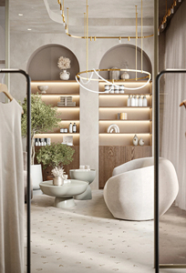 Luxury Marble Top Hair Salon Shop Fitting One Stop Solution with 3D Layout Design - Product Image 5