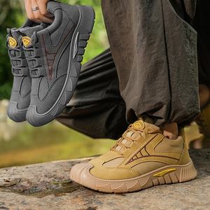 Botas de trabajo resistentes al desgaste para exteriores con tacón bajo, zapatos casuales para hombre, zapatos casuales de moda transfronterizos para hombre - Product Image 3