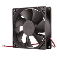 Ventilateur de refroidissement de processeur de bureau 92 mm à haut débit d'air (CFM) 92x92x25 mm avec moteur en cuivre et roulement, ventilateur électrique CC 12 V sans balais