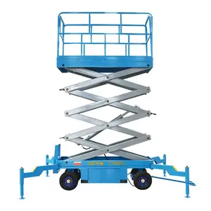 Qiyun Kinglift Nhà Máy Bán Buôn 4M-18M Di Động Nâng Lên Điện Scissor Thang Máy Hàng Hóa Tải Thang Máy Nâng Bảng