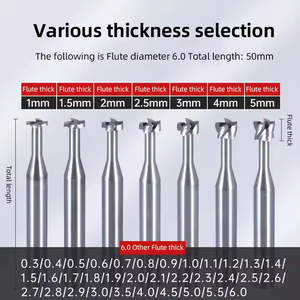 T Slot fresa carburo fresa fresa fresa fresa fresa fresa <span class=keywords><strong>CNC</strong></span> fresa <span class=keywords><strong>CNC</strong></span> punta <span class=keywords><strong>Router</strong></span> per alluminio fine fresatura - Product Image 2