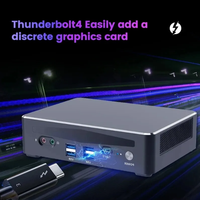 Computadora de Escritorio Pequeña y Portátil para Juegos, con Procesador Intel Core i5 de 12.ª Generación 1240P, Windows 11, Thunderbolt 4, Tipo-C, HD, DP, 4K UHD, 64 GB de RAM DDR4
