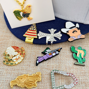 Envío Rápido: Pin Esmaltado Tradicional de Guadalupe (México) con Clip para Gorra y Fuerte Imán para Gorras de Béisbol y Deportes - Product Image 4