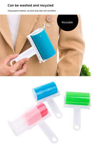 Con Lăn Xơ Vải Gel Tái Sử Dụng Giặt Được Có Nắp Đậy Và Lỗ Treo Máy Cạo Lông Cầm Tay Gia Dụng - Product Image 4