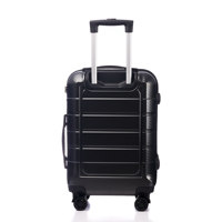 2024 personnalisable Logo chariot bagages Offre Spéciale étui rigide Durable ABS + PC Spinner roues TSA serrure résistant à l'eau poids léger