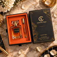 Boîte cadeau luxe sur mesure pour flacon de parfum, rigide, avec logo en relief et en creux, fermeture magnétique, emballage papier.