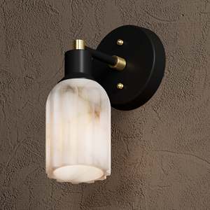 Lámpara de pared de mármol español vintage minimalista moderna, E26 LED 220V, para dormitorio, sala de estar, pasillo, estudio, balcón - Product Image 2