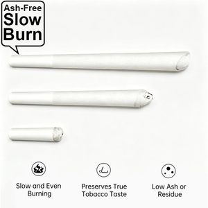 Zapwrap Rolling <b>Cones</b> 200 Pack King Size Natural Paper Slow Burning <b>Pre</b> <b>Rolled</b> <b>Cones</b> with Loader - Product Image 2