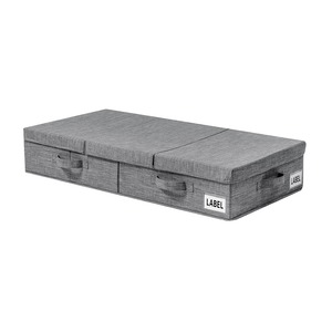 Scatola portaoggetti pieghevole in tessuto cationico premium R3686, con apertura multipla, facile accesso, contenitori portaoggetti sotto il letto. - Product Image 4