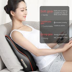 Masajeador <span class=keywords><strong>lumbar</strong></span> de masaje con vibración magnética, almohada cervical multifuncional, almohada <span class=keywords><strong>lumbar</strong></span> para el cuello, masajeador de espalda - Product Image 5