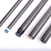 Tongkat Biliar Karbon Fiber 11.8mm Desain Pro Taper, Anyaman Karbon 3K Murni, Defleksi Rendah, Grosir Pabrik OEM