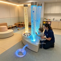 Kit de thérapie sensorielle par stimulation visuelle à tubes multi-bulles à fibres optiques, à changement de couleur, pour la salle sensorielle et les outils pour l'autisme