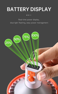 Bán buôn <span class=keywords><strong>LED</strong></span> Cắm trại đèn với thiết kế mới có thể sạc lại <span class=keywords><strong>LED</strong></span> Bulb Lights Đối với trang chủ khẩn cấp E27/B22 cung cấp điện AC - Product Image 5