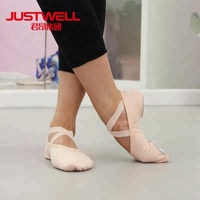 Chaussons de ballet en toile extensible douce OEM en gros pour filles et femmes, rose, printemps, été, automne