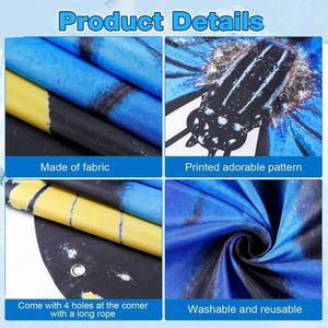 Bannière publicitaire personnalisée de haute qualité en forme d'aile de papillon, décoration publicitaire personnalisée, design original, tissu polyester, drapeaux promotionnels - Product Image 2