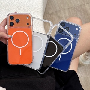 เคสโทรศัพท์มือถือแบบใสหรูหรา ผสมผสานวัสดุ PC และอะคริลิก พร้อมแม่เหล็ก สำหรับ iPhone 17 Pro Max - Product Image 3