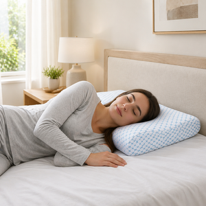 Almohada Ortopédica YUE RISE OEM ODM para Alivio del <span class=keywords><strong>Dolor</strong></span> <span class=keywords><strong>Cervical</strong></span>, Soporte Ergonómico, Antiácaros, Agradable al Tacto, para Hotel, Venta al Por Mayor - Product Image 1