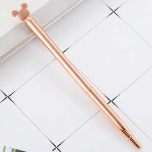 Stylo à bille fantaisie en métal en gros, motif tête de Mickey Mouse, design créatif et mignon - Product Image 6