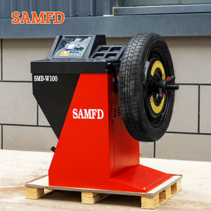 SAMFD Équilibreuse de pneus automatique à localisation laser de haute qualité et efficace avec frein automatique pour atelier - Product Image 4