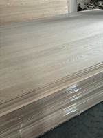 Panneau de meuble en bois de chêne massif collé en usine, placage de chêne naturel, vente en gros