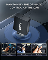 Adaptateur CarPlay Sans Fil CARABC pour Apple CarPlay et Android Auto, Dongle USB Type-C Convertissant CarPlay Filaire en Sans Fil pour Voitures Équipées d'Origine