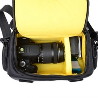 Sac d'appareil photo numérique personnalisable avec logo, étui étanche pour objectif, sac à bandoulière tendance pour appareil photo reflex numérique