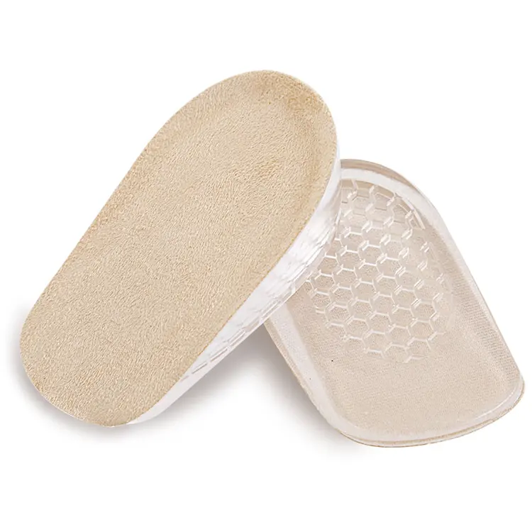 Semelles intérieures auto-adhésives en Gel de Silicone Offre Spéciale pour augmenter la hauteur, coussin de talon élastique élevé 1.5cm-4.5 de hauteur pour hommes et femmes