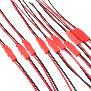 JST 2 Pin Connector Male Female Plug Cable 22 AWG Wire For RC Battery Helicopter DIY LED Lights Decoration