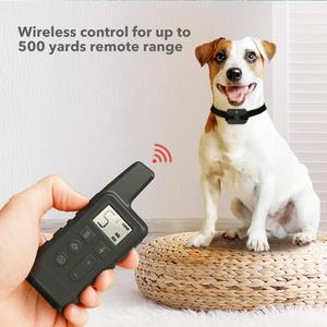 Collar de entrenamiento para perros JiaBei con modos de vibración, descarga eléctrica y sonido, recargable, de nailon, para control de ladridos. - Product Image 1