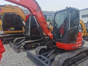 Mini-excavatrice sur chenilles KX163 d'occasion de 6,3 tonnes avec moteur, forte puissance de creusement, certifiée CE EPA, d'origine japonaise - Product Image 2