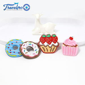 공장 도매 3D PVC 소프트 고무 도넛 모양 냉장고 자석 판촉 선물 냉장고 자석 - Product Image 3