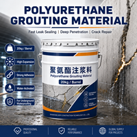 Inyección de Poliuretano, Espuma de PU, Material de Inyección Impermeable para Reparación de Grietas y Fugas en Hormigón, Sótanos y Túneles