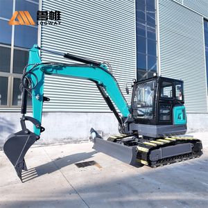 รถขุดขนาดเล็กแบบตีนตะขาบ LOGWAY รุ่นใหม่ 6.5 ตัน ขับเคลื่อนได้ทุกพื้นผิว ได้รับการรับรองมาตรฐาน CE Euro 5 รถขุดไฮดรอลิกขนาดกะทัดรัด - Product Image 1