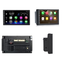 Pemutar DVD Navigasi Mobil Dobel Din 7 Inci, Pemutar Stereo Mobil Android Universal Gps Navigasi