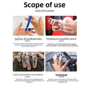 Venda Deportiva de Algodón de 0.8cm para Gimnasia y Judo, Flexible, Transpirable, con Protección para los <span class=keywords><strong>Dedos</strong></span>, Adhesivo Fuerte, para Deportes, <span class=keywords><strong>BJJ</strong></span>, con Óxido de Zinc - Product Image 5