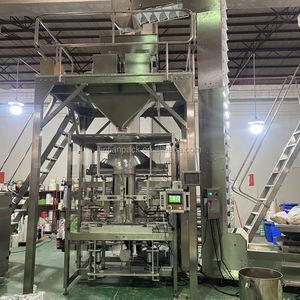 Machine de remplissage et d'emballage de scellage linéaire entièrement automatique 10KG 20KG Machine d'emballage de granulés de bois litière pour chats - Product Image 4