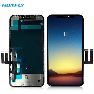 Honfly ספק מכירה לוהטת Tianma Lcd החלפת תצוגת Lcd עבור Iphone 11 מגע מסך