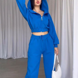 Vente en gros printemps jogging en velours à manches longues, costume pour dames africaines turquie designer velours femmes survêtements 2024/ - Product Image 4