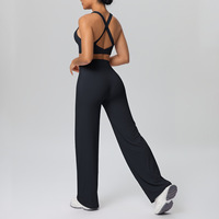 PASUXI 2026 Ensemble de Sport 3 Pièces Personnalisé pour Femme, Tenue de Yoga de Fitness Sans Couture à Manches Longues