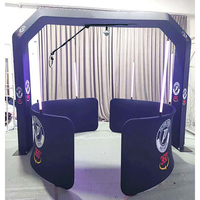 Mini Cabina de Fotos 360° con Plataforma Giratoria Automática de 68 cm, Cubiertas para la Plataforma, Luces Interiores y Software con Aplicación 2026