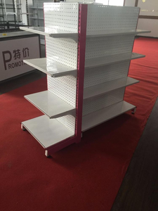Scaffale Espositivo <span class=keywords><strong>in</strong></span> <span class=keywords><strong>Ferro</strong></span> Personalizzato Hongbai, Design Perforato, Installazione Rapida, <span class=keywords><strong>Dimensioni</strong></span> Personalizzabili per Supermercati - Product Image 2