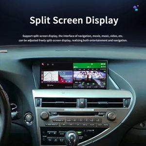 Lecteur multimédia vidéo pour voiture 12,3 pouces, CarPlay Android 13, écran pour Lexus RX RX270 RX350 RX450H 2009-2015, 256 Go, GPS, unité principale - Product Image 3