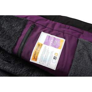 เสื้อแจ็คเก็ตสกีกันน้ำสำหรับผู้หญิง Moerdeng แบบมีฮู้ดบุขนแกะ เสื้อโค้ทกันหิมะ กันลม ตะเข็บแบบเทป - Product Image 3