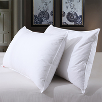 Oreillers de luxe en microfibre alternative au duvet, lot de 2, taille standard, oreillers de lit d'hôtel