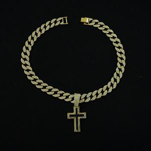 <span class=keywords><strong>Pendentif</strong></span> Breloque <span class=keywords><strong>Boule</strong></span> en Alliage Plaqué Or et Argent, Entièrement Sertie de <span class=keywords><strong>Strass</strong></span>, Style Hip Hop, avec Chaîne Cubaine Iced Out, Bijou de Fête - Vente Chaude - Product Image 3