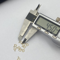 Connecteur de chaîne à fermoir à ressort en Or 14K Au585 pour colliers, bracelets, chaînes de cheville, accessoires et composants pour la fabrication de bijoux DIY