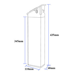 Burchda r5 פרו חשמליים מוסתרים 48v 20ah מטען ליתיום-יון מטען סוללה 1000w - Product Image 4