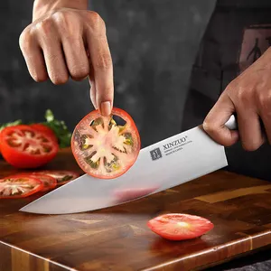 8 pollici tedesco 1.4116 in acciaio inox cucina coltello da cuoco di alta qualità sandalo rosso manico in legno