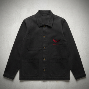 Topshow Parche bordado personalizado Chaqueta de trabajo de lona pesada Vintage Worker Heavyweight Men Detroit Carpenter Chore Jacket - Product Image 3